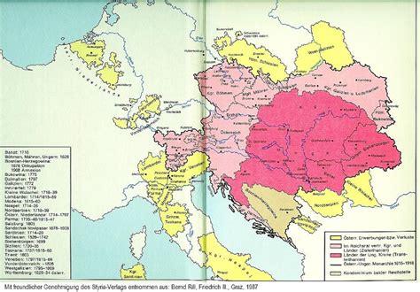 habsburg empire map 1500.